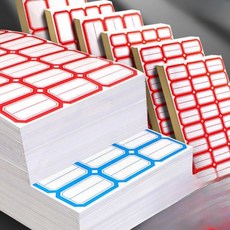 사무용 분류용라벨지 서류정리 이름표견출지 스티커, 1개, 상세페이지 참조, 블루1장