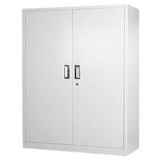 나인홈 철제 캐비넷 사무실 락커 사물함 소, 그레이, 2단