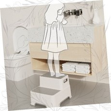 미끄럼방지 계단 디딤대 높이조절 스텝 스툴, 그레이