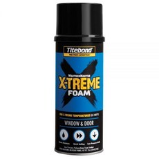 Titebond X-TREME Window & Door Foam Sealant Polyurethane Foam Sealant Gap Filler Quick Setting, 12 Oz.