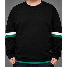 다이나믹피플 스트암 남성용 빅사이즈 맨투맨 티셔츠 5XL~8XL