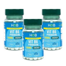 홀랜드앤바렛 비타민 B6 100mg 100정, 3개