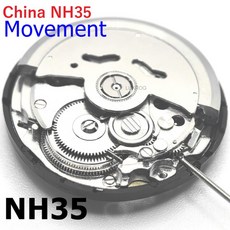 중국 NH35 무브먼트는 일본 자동 와인딩 3시 위치를 대체할 수 있습니다., 01 china nh35