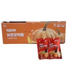 물넣지않은 늙은 호박즙 진액 엑기스 붓기빼는호박즙100% 성형붓기빼는호박즙 늙은호박 늙은호박즙 붓기 호박 100ml, 50개