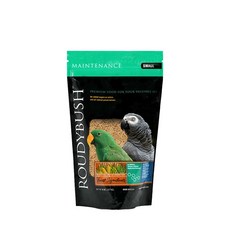 라우디부쉬 메인터넌스 스몰 회색 뉴기니아 아마존 앵무새 주식 펠렛, 1개, 1.25kg