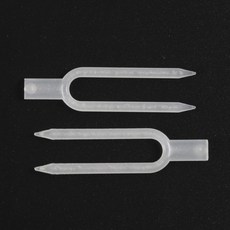 고 화이트 딸기 고정 클립 등산 지지대 포크 수박 덩굴 홀더, 02 100 PCS