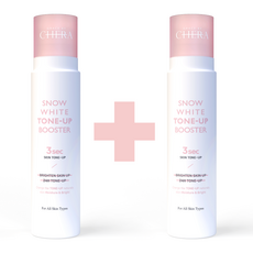 체라 3초간편톤업 스노우화이트 톤업부스터 톤업스프레이 화이트태닝 넉넉한용량 1+1, 2개, 150ml