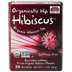 자연농 힙 히비스커스 차 티백, 24개입, 2개