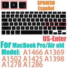 AIR 13 15 A3240 레이아웃 스페인어 키보드 16 M3 M2 A3114 M4 12 A2941 A3241 14 커버, US Air old, 1개