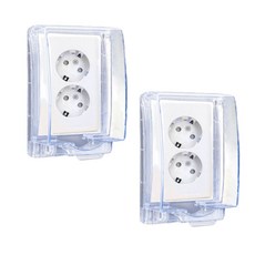 HANSUWI 一水位插座安全防水蓋 2個入, 2入