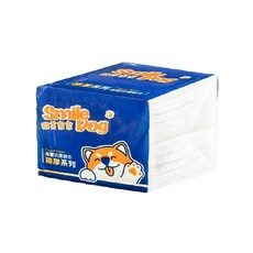 微笑柴柴 方形抽取式棉柔巾/餐巾紙, 1個, 30個裝