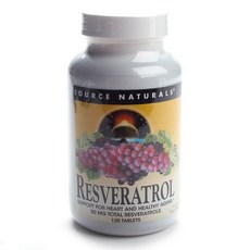 SOURCE NATURALS 白藜蘆醇錠 80mg, 1個, 120 件