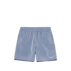 칼하트윕 로고 자수 슬림 핏 쇼츠, 블루계열