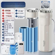 휴대용 인슐린 냉장고 보냉 차량용 냉각기 디스플레이형, 코코넛밀크화이트 듀얼모드 프리미엄 3-in-1, 1L