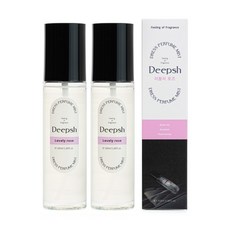 딥쉬 니치 퍼퓸 섬유향수, 러블리로즈, 100ml, 2개