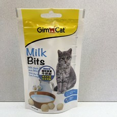 四寶的店 德國竣寶 GIMPET 三合一潔牙錠，貓咪潔牙零食，口腔保健營養點心, 1個, 貓咪營養牛奶錠40g