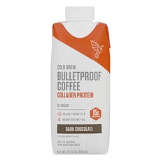 防彈冷萃咖啡膠原蛋白黑巧克力, 330ml, 1個