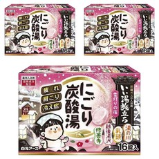 Hakugen Earth 白元溫泉之旅保濕碳酸泡澡入浴劑 雪燈款 16個入, 720g, 3個
