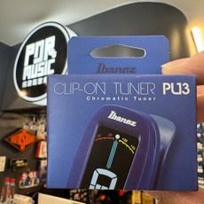 Ibanez PU3 夾式調音器，快速精準調音，小巧輕便，吉他貝斯適用，清晰螢幕顯示, 藍, 1個