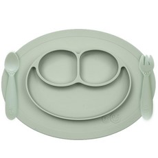 ezpz ] 뒤집지 않는 베이비 식기 이유식 식기 세트 아기[ 이지 피지 미니 피딩, 1개