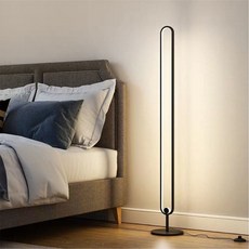 (쏘어링팜)모던 인테리어 LED 플로어 스탠드 거실 조명 북유럽 디자인 조명기구, 흰색, 본상품선택
