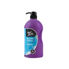 蒙馬特 無毒廣告顏料 DIY油畫顏料 兒童顏料 流體畫 丙烯顏料 水彩, 紫羅蘭1L單瓶