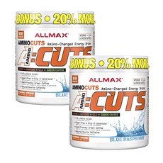 ALLMAX A-Cut 胺基酸能量飲, Blue Raspberry, 2個, 252g, 252g
