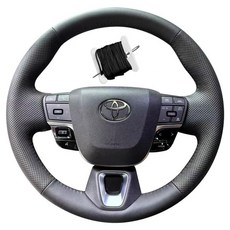 핸드 바느질 블랙 천공 가죽 내부 자동차 핸들 커버 미끄럼 방지 및 통기성 초미세 섬유 가죽 토요타 2025 캠리 LE에 적합_135561, 핸드 바느질 블랙 천공 가죽 내부 자동차 핸들 커버,