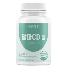 튼튼하루 알파CD 식약청인증 100% haccp, 1개, 60정