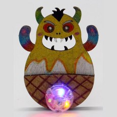 오뚝이원리 무게중심 도깨비 만들기키트 1인용 집콕놀이 과학놀이키트 과학키트 과학, 일반형