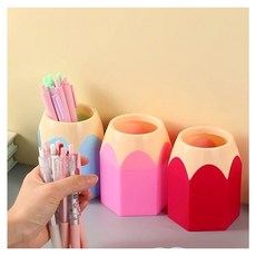 [풀리줄리Store] 왕연필 펜꽂이 데스크테리어 소품정리 책상정리, 1개