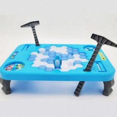 베스트 보드게임 펭귄 얼음깨기 세트 온가족 스틱 버블건, 1개, 색상랜덤발송