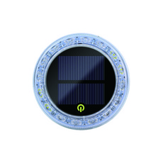 太陽能爆閃燈 led 車用 【10顆強力磁鐵】, 1個, 七彩