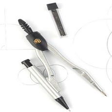 오알마켓 정확한 원 그리기 제도용 컴퍼스 제도용콤파스