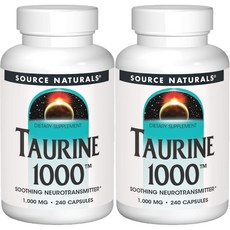 소스내추럴스 타우린 1000mg 캡슐, 240개, 2개