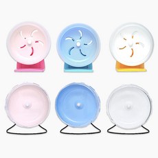 [카르노] 햄스터 쳇바퀴 17Cm / 21Cm, 1개, 화이트 17cm
