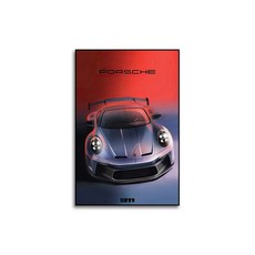 슈퍼카 스포츠카 액자 벽 장식 인테리어 레이싱 포스터, PS프레임 + 캔버스, 50x70, NPSC-17