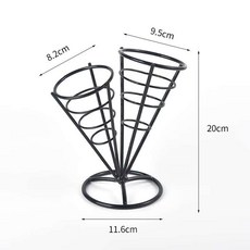싱글 포테이토칩 스탠드 바 치킨 너겟, 블랙 더블
