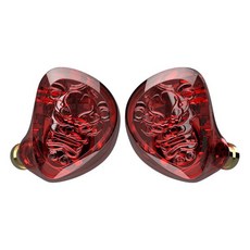 TANGZU WANERSG II 드라이버 싱글 인체공학적이고 디자인 다이나믹 RED 이어몰드 인이어 LION 모니터, 3.5mm no Mic