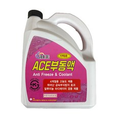에이스 부동액 3L KS 적색, 1개, ACE 부동액_3L(적색)