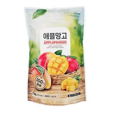 뉴뜨레 냉동 애플망고 청크 / 페루산 다이스컷, 3개, 1kg