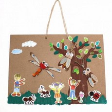 뚝딱 나무공작 숲속풍경만들기 5인용 만들기 교구 재료 (Araium)