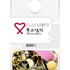 골드압핀 1개 공예용품