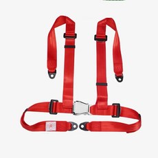 항공기 버클 제품 카트 4점식 좌석 벨트 안전 4점식 안전벨트 조절 가능 자동차 차량 레이싱 스포츠 카시트, 6.고급 B형/빨강