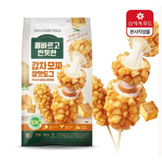 [신세계푸드] 올바르고반듯한 감자 모짜 찰핫도그 6입 x 2개, 12개, 90g