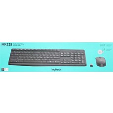 로지텍 무선키보드 마우스 세트, MK235, 혼합색상, 일반형
