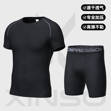 이너프로텍터 바이크 오토바이 보호대 쿨 무릎 보호대 라이더자켓 라이딩 수트 팬츠 팬츠 메쉬, C. XL, B. 클래식 블랙 반팔+블랙 5부 반바지