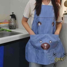 어린이집 준비물 앞치마 얼룩 방지 유아용 곰돌이 포켓 생활방수, 상세페이지 참조