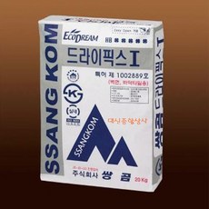 쌍곰 드라이픽스1 바닥용 타일접착제 분말형 타일시멘트 20kg 1포, 1개