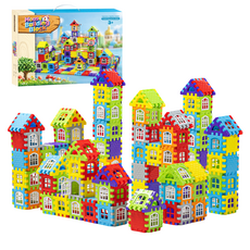 써니픽 빌딩 조립블럭 블럭놀이 어린이 장난감 블록 156pcs KC인증, 1개, Multicolor